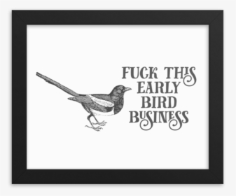 Early Bird Framed Poster"  Srcset="data - Picture Frame, HD Png Download, Free Download
